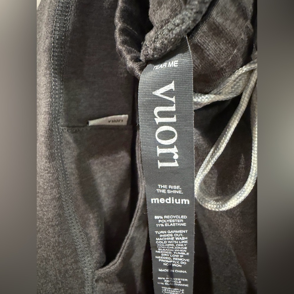 Vouri Men's Gray Drawstring Pants - Casual Comfort Very Soft EUC - Picture 7 of 7
